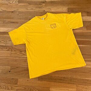 Vintage 80s Camp Myford 1986 Yellow Single-Stitch T-Shirt USA Made - Men's L/XL